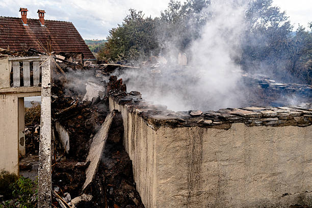 Professional Fire Damage Removal technician working in Lambertville, NJ